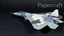 Ruská stíhačka PAK FA T-50 5. generace, díly z pryskyřice