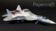 Ruská stíhačka PAK FA T-50 5. generace, díly z pryskyřice