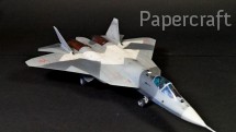 Ruská stíhačka PAK FA T-50 5. generace, díly z pryskyřice