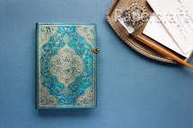 Paperblanks zápisník Turquoise Chronicles ultra linkovaný 3213-7