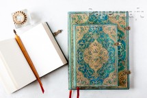 Paperblanks zápisník Turquoise Chronicles ultra linkovaný 3213-7