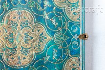 Paperblanks zápisník Turquoise Chronicles ultra linkovaný 3213-7