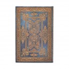 Diář Paperblanks 2026 Blue Luxe mini horizontální DE0728-0