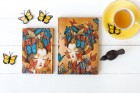 Paperblanks diář 18měsíční 2022-2023 Madame Butterfly Maxi Flexis vertikální 8629-1