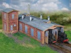  - Papírový model - přístřešek na lokomotivu (823)