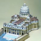 Papírový model - Chrám sv. Petra v Římě (564)