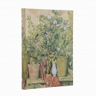 Paperblanks - Diář Paperblanks 18měsíční 2026-2027 Cezanne’s Terracotta Pots and Flowers midi horizontální DE1877-4