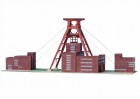 Papírový model - Důl Zollverein Pit XII Essen (595)