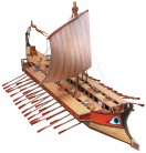 Papírový model - Řecká Bireme (629)