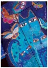 Paperblanks - Paperblanks zápisník l. Blue Cats & Butterflies mini 1019-7