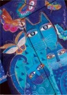 Paperblanks - Paperblanks zápisník l. Blue Cats & Butterflies střední 397-8