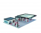 Aue Verlag GMBH - Papírový model - DEA čerpací stanice (72582)