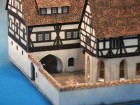 Papírový model / vystřihovánka - Středověký špitál Blaubeuren (732)