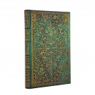 Paperblanks - Diář Paperblanks 18měsíční 2026-2027 Emerald Flower mini horizontální DE1874-3