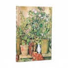 Paperblanks - Diář Paperblanks 2027 Cezanne’s Terracotta Pots and Flowers mini verso DE1906-1