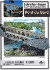 Papírový model - římský akvadukt Pont du Gard (793)
