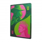 Paperblanks - Sešit Paperblanks Pink Goes Good with Green A4 linkovaný CBD6485