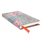 Diář Paperblanks 2026 Morris Pink Honeysuckle slim horizontální DE0749-5
