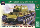 Ruský těžký bojový tank, model 1941, raná verze, KV-1